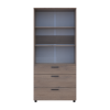 Kleiderschrank Doros Thorn Cremona Cannolo 2 Türen 3 Schubladen Böden 90x51,6x200 (44900430)