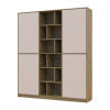 Kleiderschrank Doros Morgan Artisan Eiche/Kaschmir 180x40x210 (44900408)