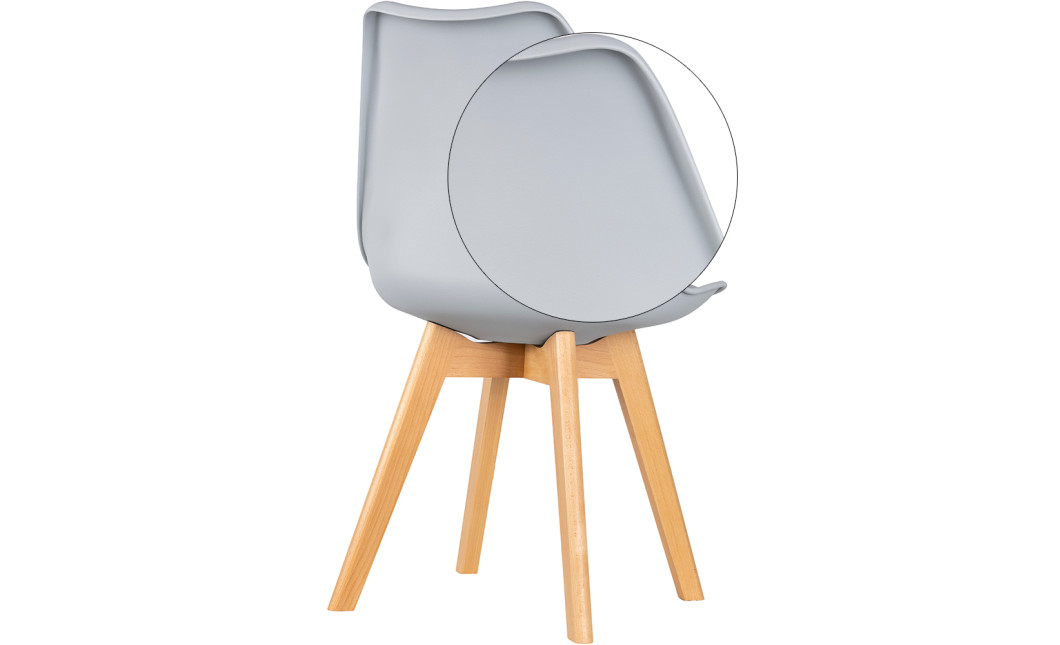 Stuhl Doros Bin Grau 49x43x84 (84110003)