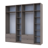 Kleiderschrank Doros Lukas Cannolo / Cannolo 3+3 Türen 240x50x240 (42005241)