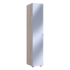 Drehtürenschrank Doros Gelar Sonoma Eiche mit Spiegel 39x49,5x203,4 (44900243)