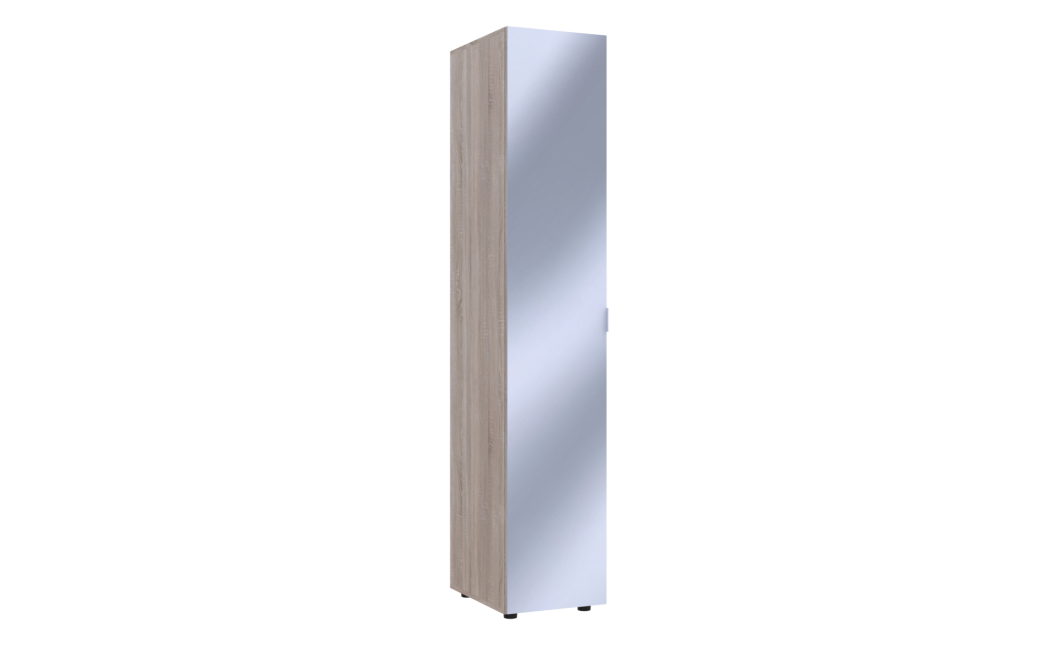 Drehtürenschrank Doros Gelar Sonoma Eiche mit Spiegel 39x49,5x203,4 (44900243)