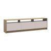 TV-Board Doros U3 Artisan Eiche / Kaschmir 180x33x43 (41516203)