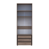 Kleiderschrank mit Schubladen und Aufsatz Doros Kasper Cremona Cannolo 2 Türen 90x48x245 (42005539)