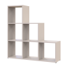 Regalsystem Doros Step 3x3 Kaschmir offen 102,6x28,8x106,1 (41516163)