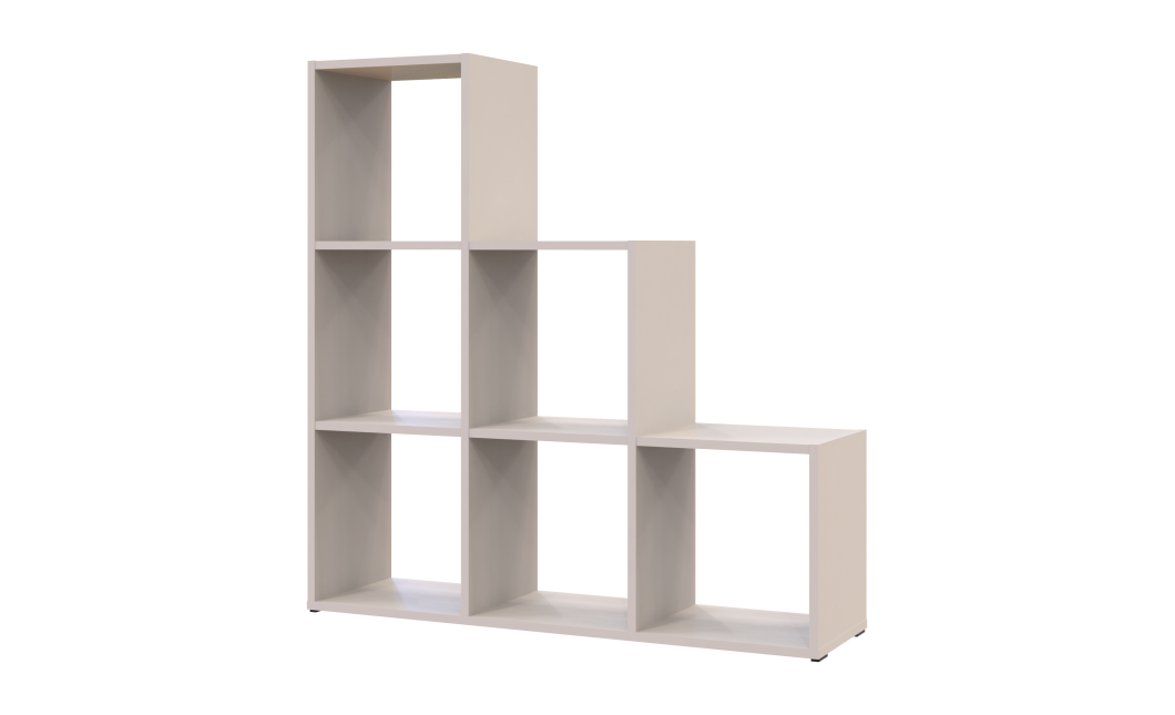 Regalsystem Doros Step 3x3 Kaschmir offen 102,6x28,8x106,1 (41516163)