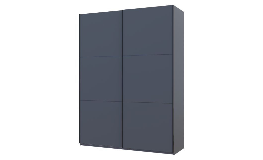 Kleiderschrank Doros G-Caiser Schiebetüren Graphitgrau 2 Türen 180x60x240 (42005089)