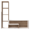 Kleiderschrank Doros Etana Artisan Eiche/Weiß 150x30x150 (41510097)