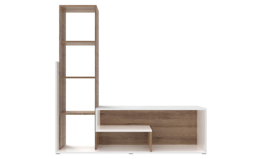 Kleiderschrank Doros Etana Artisan Eiche/Weiß 150x30x150 (41510097)