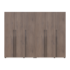 Kleiderschrank mit Regalen und Schubladen Doros Kasper Cremona Cannolo 3+3 Türen 270x48x204 (42005575)