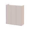 Kommode Doros Kassel Kaschmir 3 Türen 97x40x110 (41516209)
