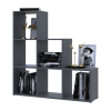 Regalsystem Doros Step 3x3 Graphitgrau offen 102,6x28,8x106,1 (41516162)