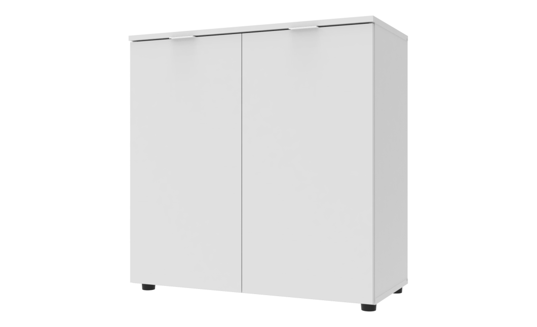 Kommode Doros Ron 3 Weiß 2 Türen 80x38x81 (41516001)