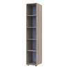 Drehtürenschrank Doros Gelar Sonoma Eiche mit Spiegel 39x49,5x203,4 (44900243)