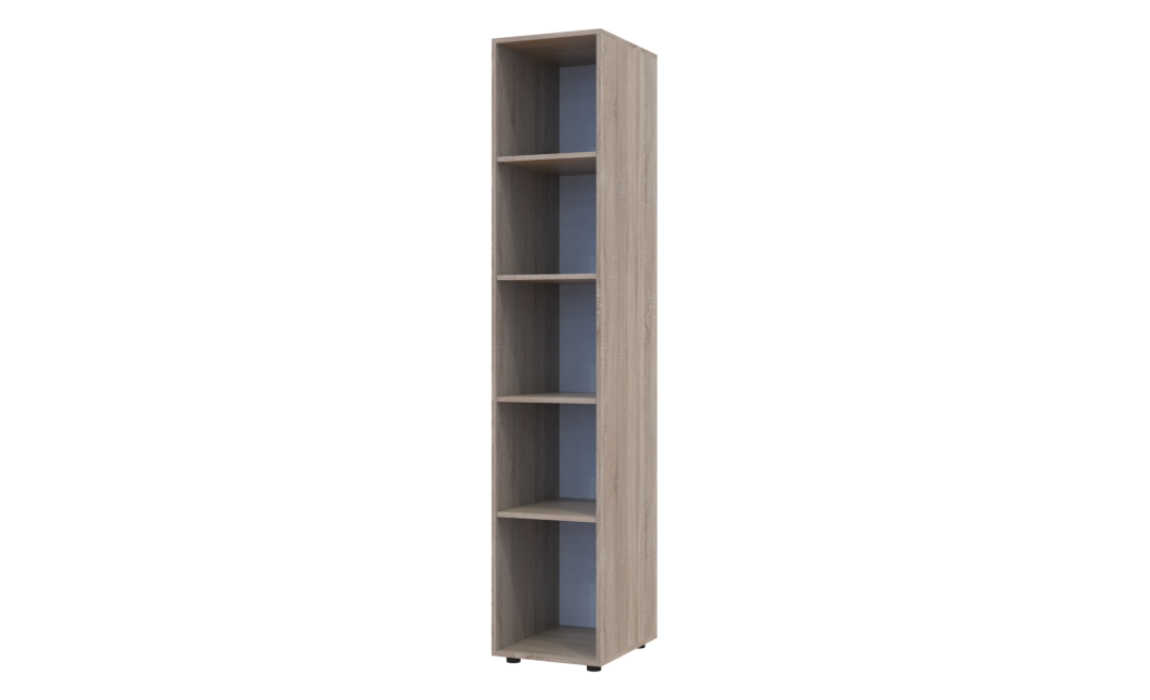 Drehtürenschrank Doros Gelar Sonoma Eiche mit Spiegel 39x49,5x203,4 (44900243)
