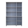 Kleiderschrank Doros Thorn Natti Kiefer/Weiß 3 Türen Böden 135x51,6x200 (44900508)