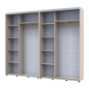 Kleiderschrank Doros Sigma Slim Schiebetüren Kaschmir 2+2 Türen 260x45x214.4 (42005598)