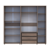 Kleiderschrank mit Regalen und Schubladen Doros Kasper Cremona Cannolo 2+3 Türen 225x48x204 (42005551)