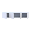 TV-Board Doros Levia Weiß 4 Türen 160x35x33 (41516091)