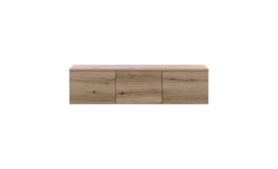 TV-Board Doros Levia Eiche Evoke 3 Türen 130х35х33 (41516290)