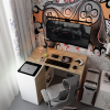 Computertisch Doros T8 Weiß Eiche Artisan 100x83x75 (41516060)