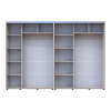 Kleiderschrank Doros Sigma Slim Schiebetüren Kaschmir 2+2 Türen 310x45x214.4 (42005608)