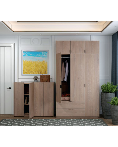 Schuhschrank Doros Kassel Cannolo 4 Türen 128x40x110 (41516216)