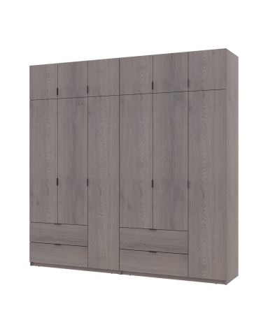 Kleiderschrank Doros Lukas Cannolo / Cannolo 3+3 Türen 240x50x240 (42005241)