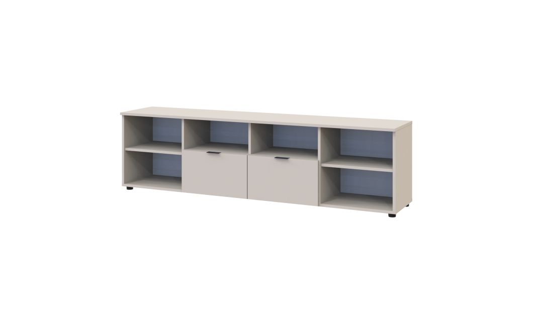 Kommode Doros Ron 4 Kaschmir 2 Türen 2 Schubladen 180x38x50 (41516046)