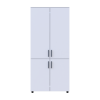 Kleiderschrank Doros Thorn Weiß 2 Türen Böden 90x51,6x200 (44900436)