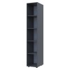 Kleiderschrank-Regal Doros Gelar Graphitgrau 38,2x49,5x203,4 (41510103)