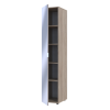 Drehtürenschrank Doros Gelar Sonoma Eiche mit Spiegel 39x49,5x203,4 (44900243)