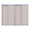 Kleiderschrank Doros Sigma Slim Schiebetüren Kaschmir 2+2 Türen 270x60x214.4 (42005601)