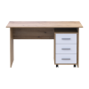 Computertisch Doros T3 Ewok Eiche Weiß 120x60x78 (41901064)