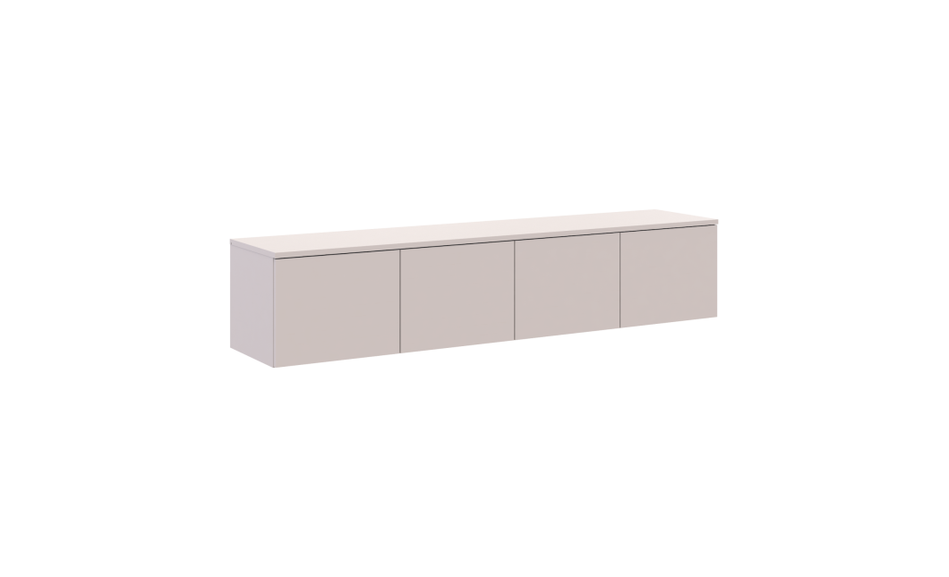 TV-Board Doros Levia Kaschmir 4 Türen 160x35x33 (41516085)