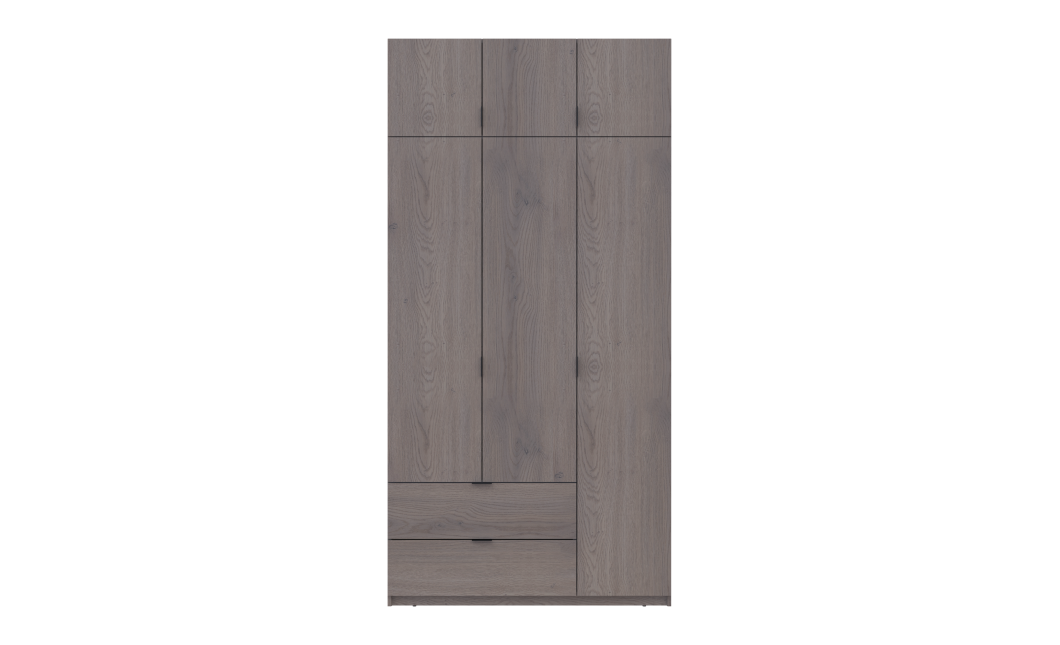 Drehtürenschrank Doros Lukas Cannolo 3 Türen 120x50x240 (44900368)