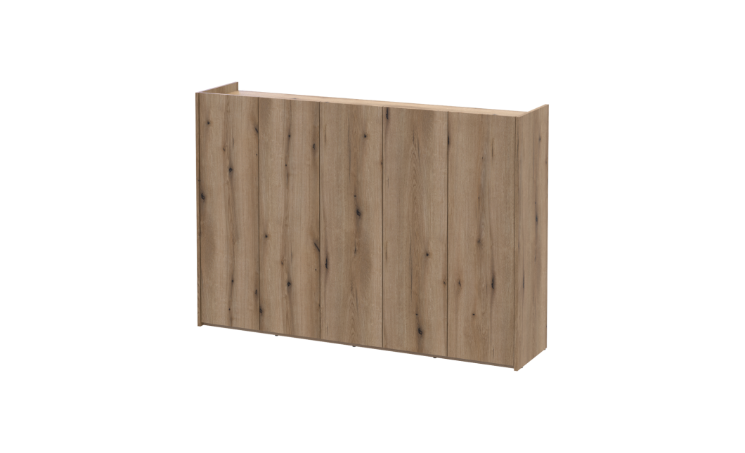 Kommode Doros Kassel Ewok Eiche 5 Türen 159x40x110 (41516218)