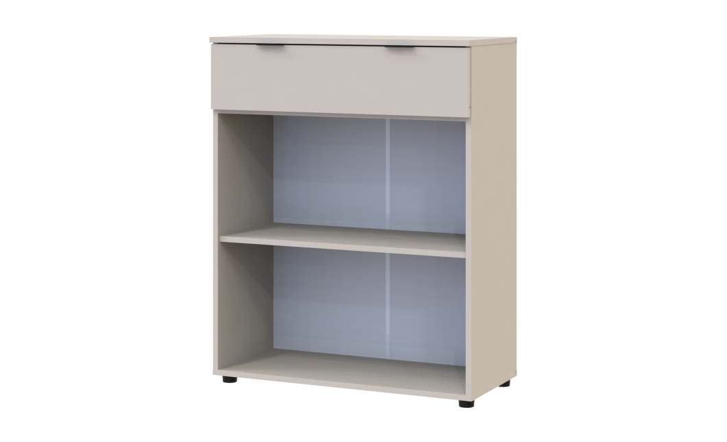 Kommode Doros Ron 2 Kaschmir 2 Türen 1 Schublade 80x38x100 (41516044)