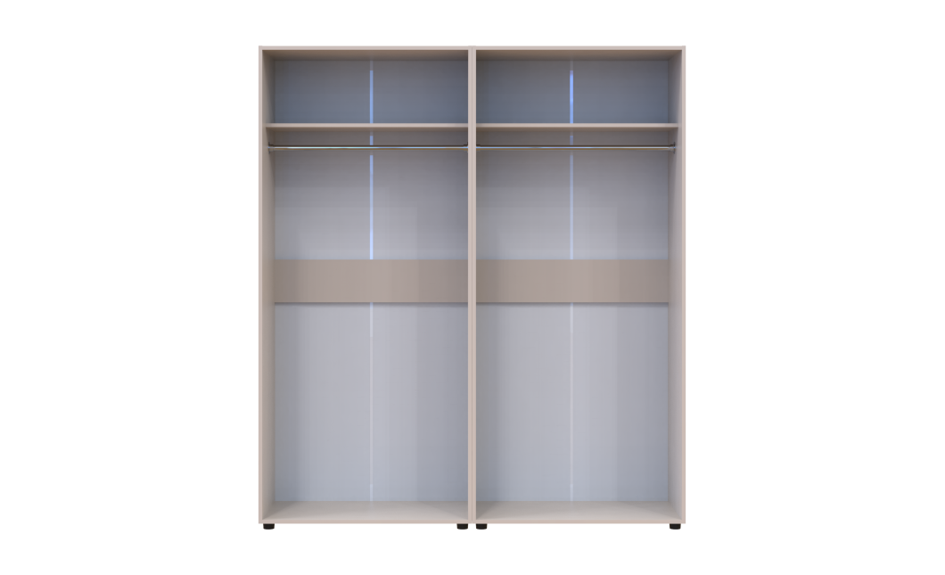 Kleiderschrank Doros Kasper Kaschmir 2+2 Türen 180x50x204 (42005512)