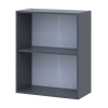 Leia Küche Doros M72_SZ60 Oberschrank links Graphitgrau Klondike Arbeitsplatte 60x31,6x72 (80359569.1)