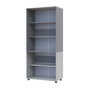 Kleiderschrank Doros Thorn Natti Kiefer/Grau 2 Türen Böden 90x51,6x200 (44900464)