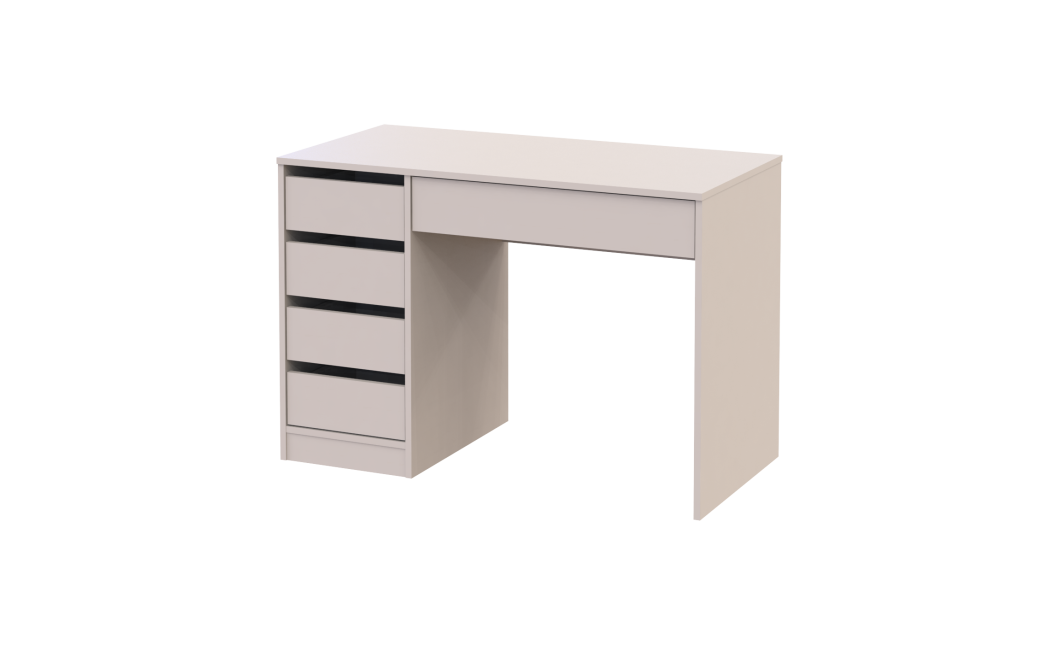 Schreibtisch Doros Ergo links Kaschmir 110x55x75 (41516106)