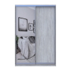 Kleiderschrank Doros City Light Natti Luc Schiebetüren mit Spiegel 120x60x225 (80736498)