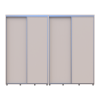 Kleiderschrank Doros Sigma Slim Schiebetüren Kaschmir 2+2 Türen 270x45x214.4 (42005600)