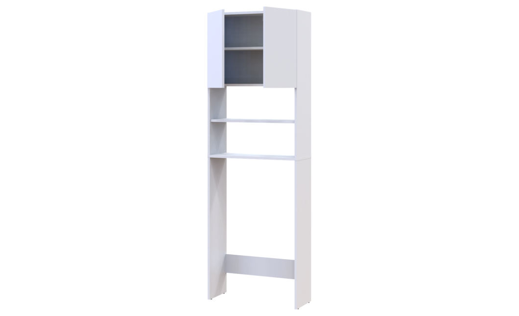 Waschmaschinenschrank Doros Lola Mini Weiß 64x26,6x190 (41516023)