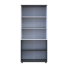 Kleiderschrank Doros Thorn Anthrazit/Weiß 2 Türen Böden 90x51,6x200 (44900468)