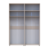 Kleiderschrank mit Aufsatz Doros Kasper Kaschmir 2+2 Türen 180x50x245 (42005522)