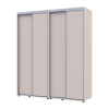 Kleiderschrank Doros Sigma Slim Schiebetüren Kaschmir 2+2 Türen 180x60x214.4 (42005583)