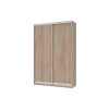 Kleiderschrank Doros City Light Schiebetüren Sonoma Eiche 2 Türen 150x45x225 (42002013)
