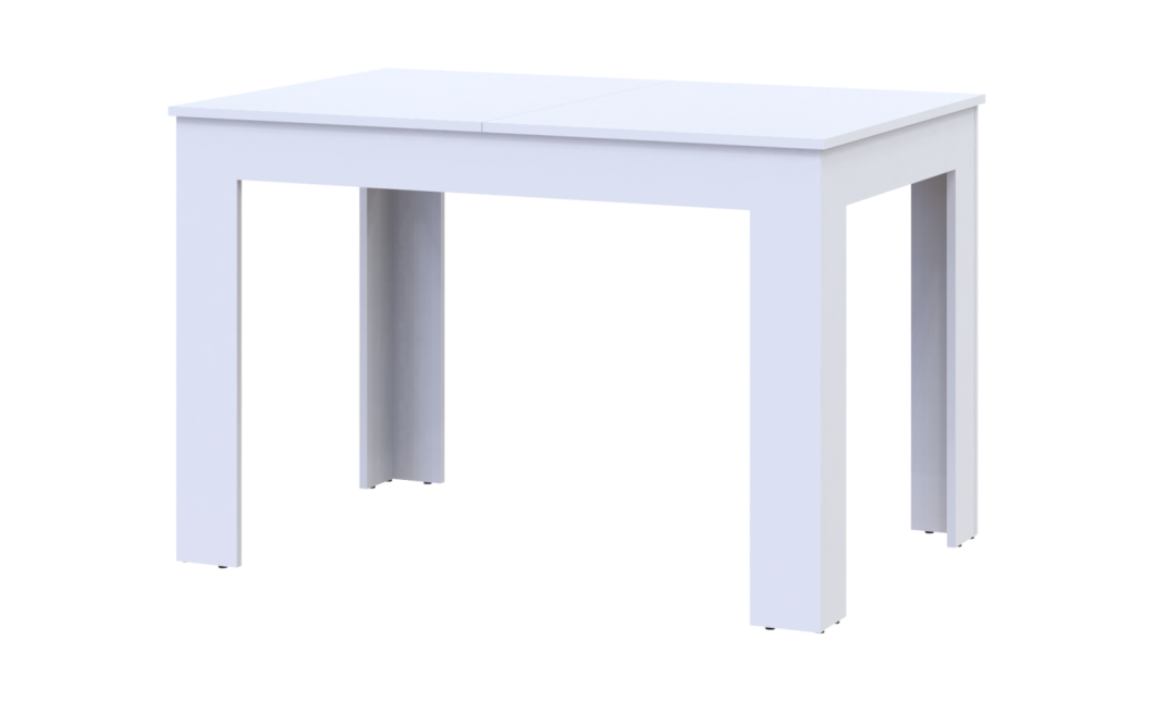 Esstisch Doros Flint Weiß 120/170x80x78 (41510128)
